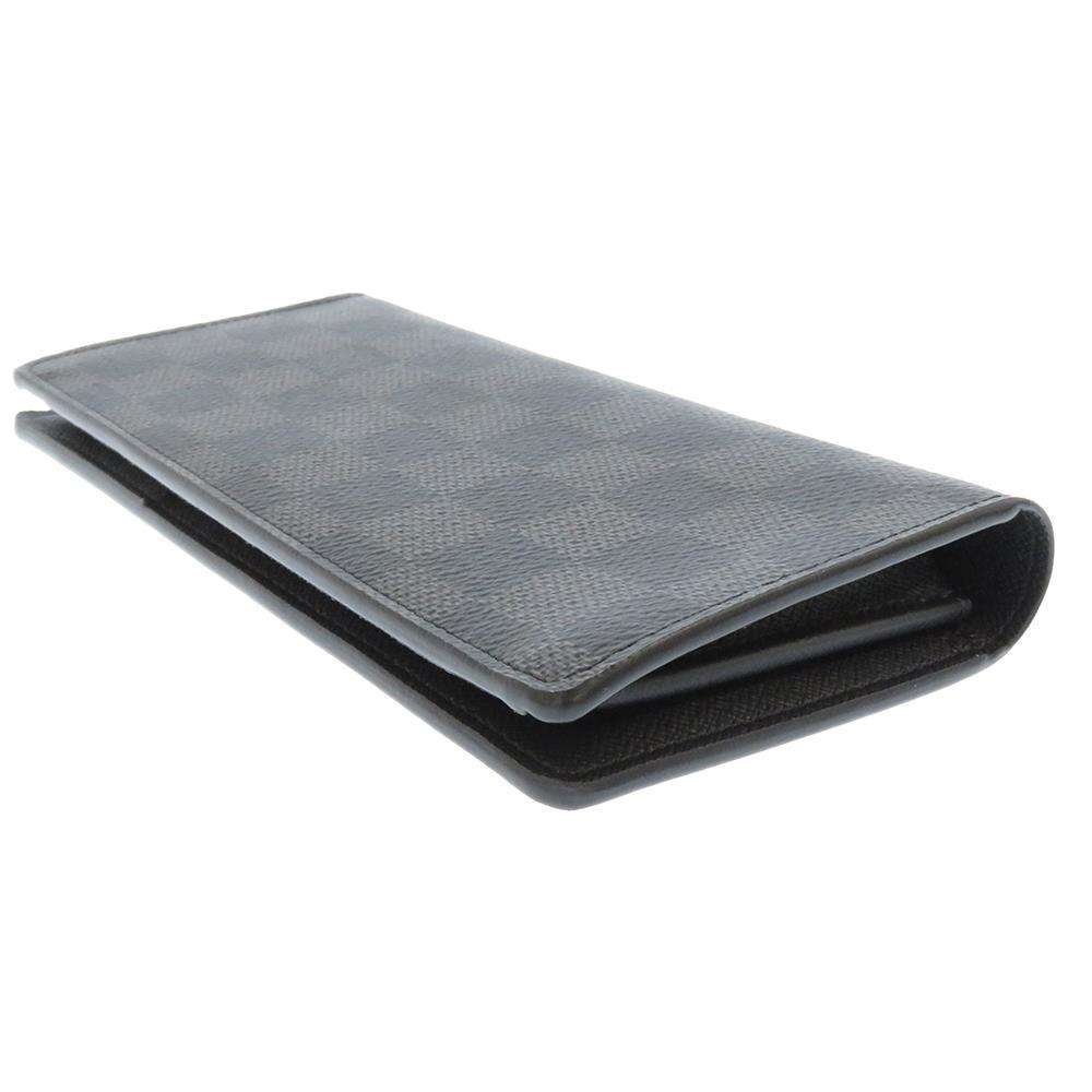 LOUIS VUITTON Portefeuille Brazza NoirN62665 Damier Graphite