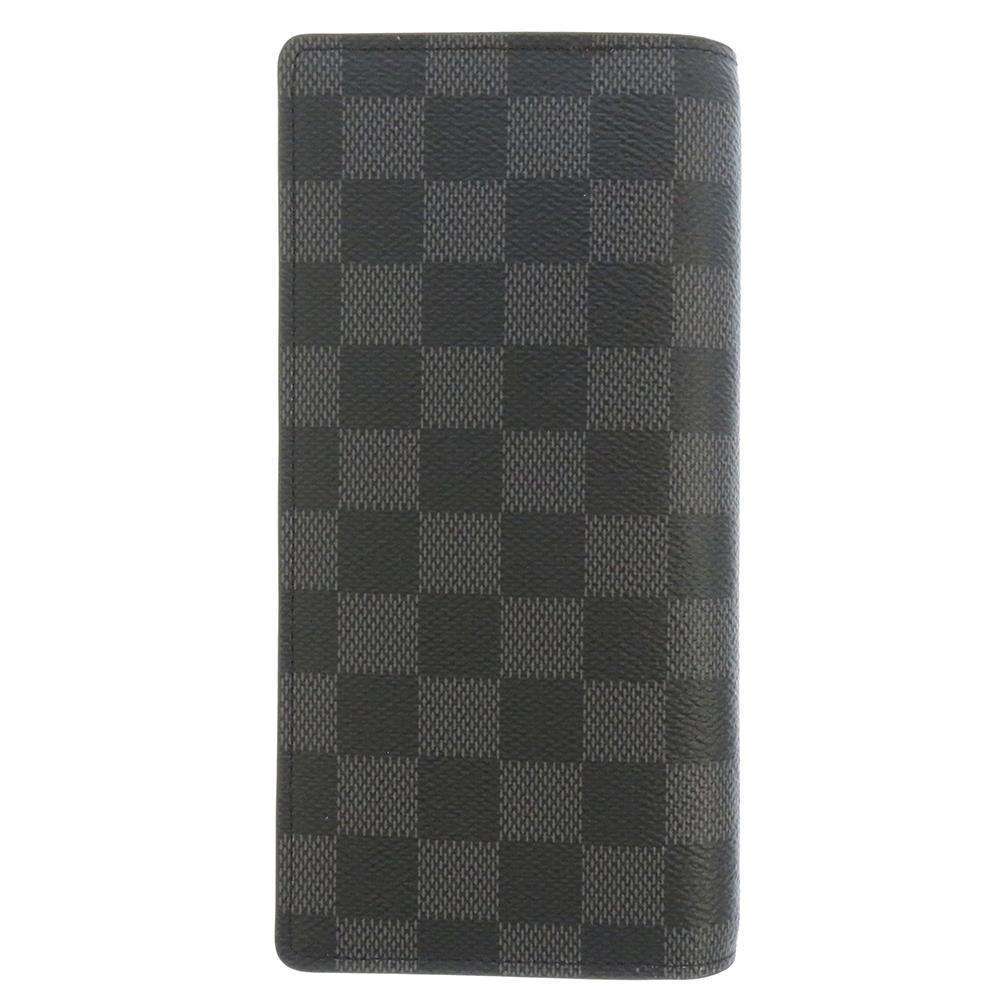 LOUIS VUITTON Portefeuille Brazza NoirN62665 Damier Graphite