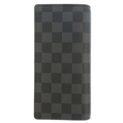 LOUIS VUITTON Portefeuille Brazza NoirN62665 Damier Graphite